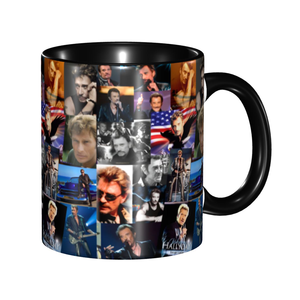 Coffee Tea Bottle - French Singer Rock Music Johnny Hallyday