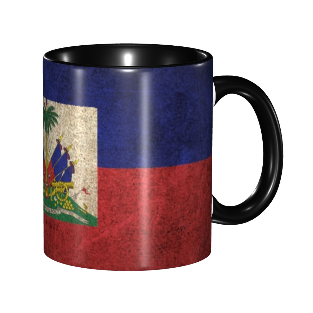 Coffee Tea Bottle - Personalized Haiti Flag Mugs DIY Ceramic