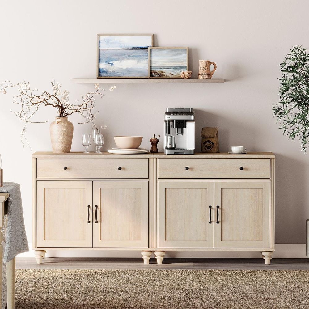 Coffee & Tea Difabis - Buffet Cabinet with 4 Doors and