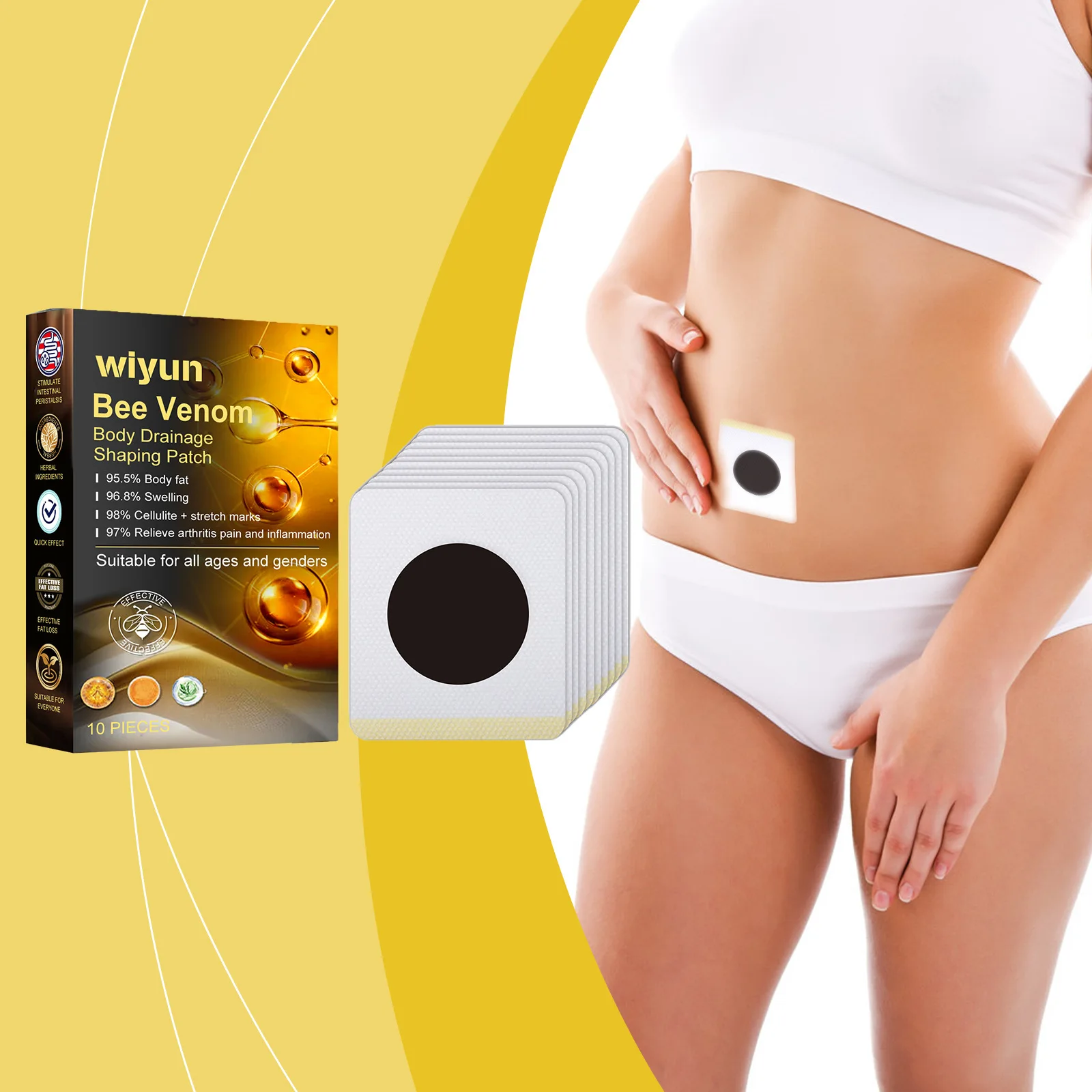 Coffee Tea For Weight Loss - Bee Venom Body Slimming Patches Firming