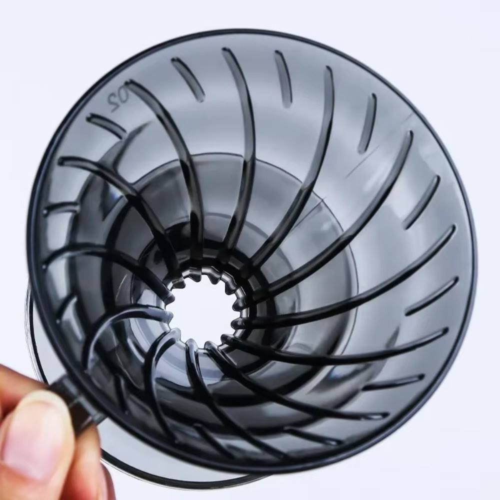 Coffee Dripper V60 - Durable Plastic Coffee Hand Dripper 01/02