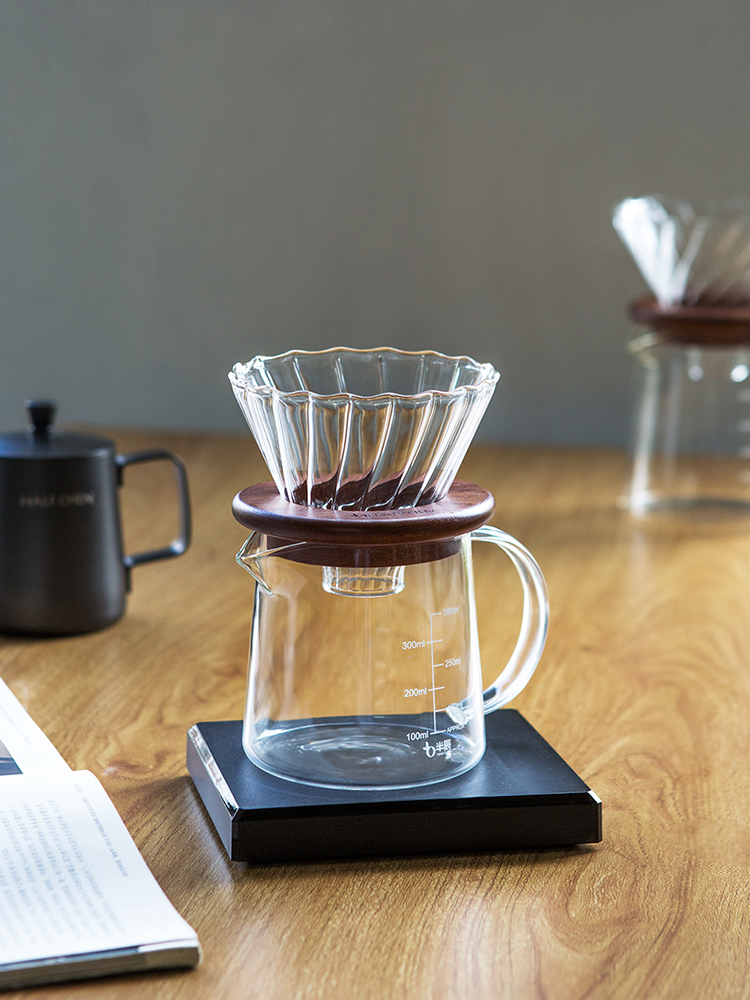 Coffee Dripper V60 - Glass V60 Handbrew Coffee Set Filter