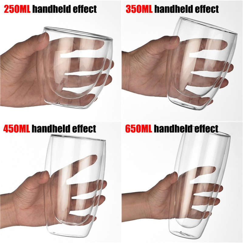 Transparent Glass Coffee Cup M - Coffee Tea Vodka review and price