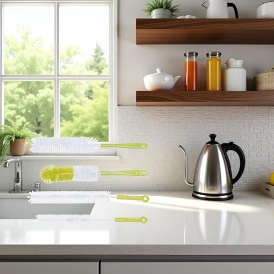 4 Pcs Bottle Cleaning Brush Se - Coffee Tea Difference review and price