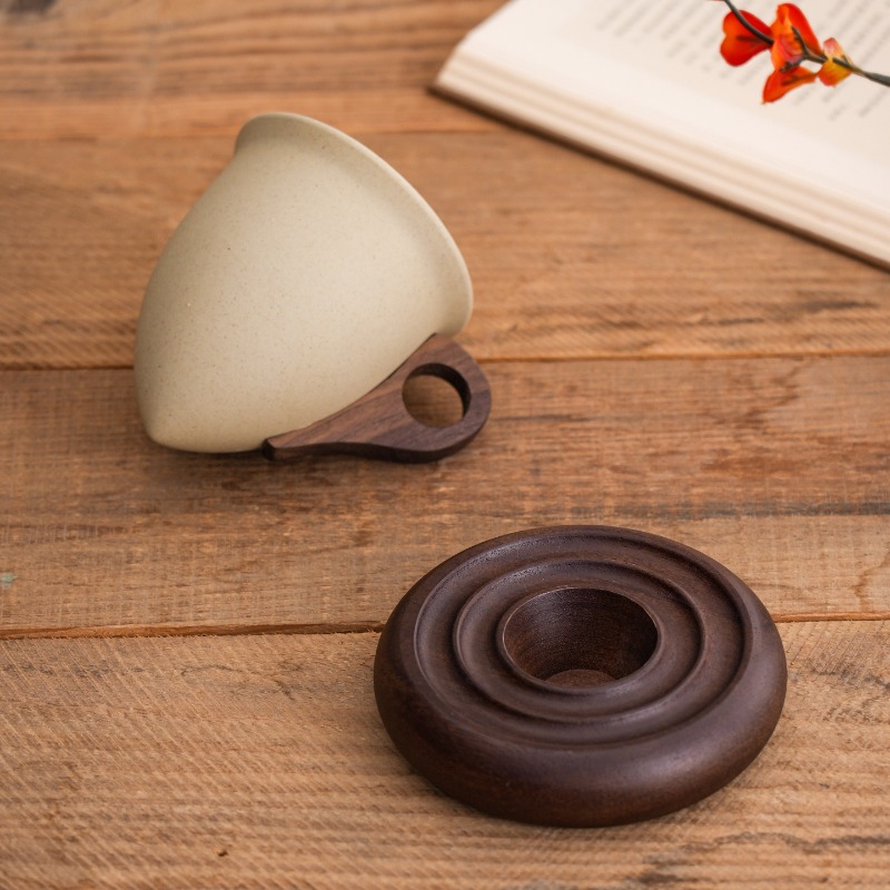 Creative Brown Ceramic and Woo - Coffee Tea For Garden review and price