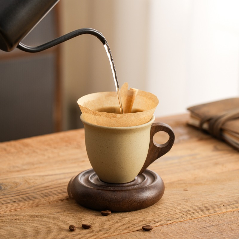 Creative Brown Ceramic and Woo - Coffee Tea For Garden review and price