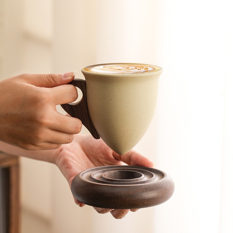Creative Brown Ceramic and Woo - Coffee Tea For Garden review and price