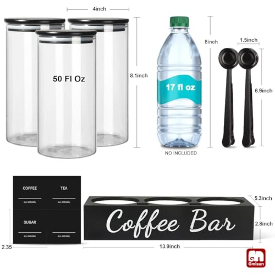 Coffee Tea Sugar Container Set - Coffee Tea And Sugar Canister Set review and price