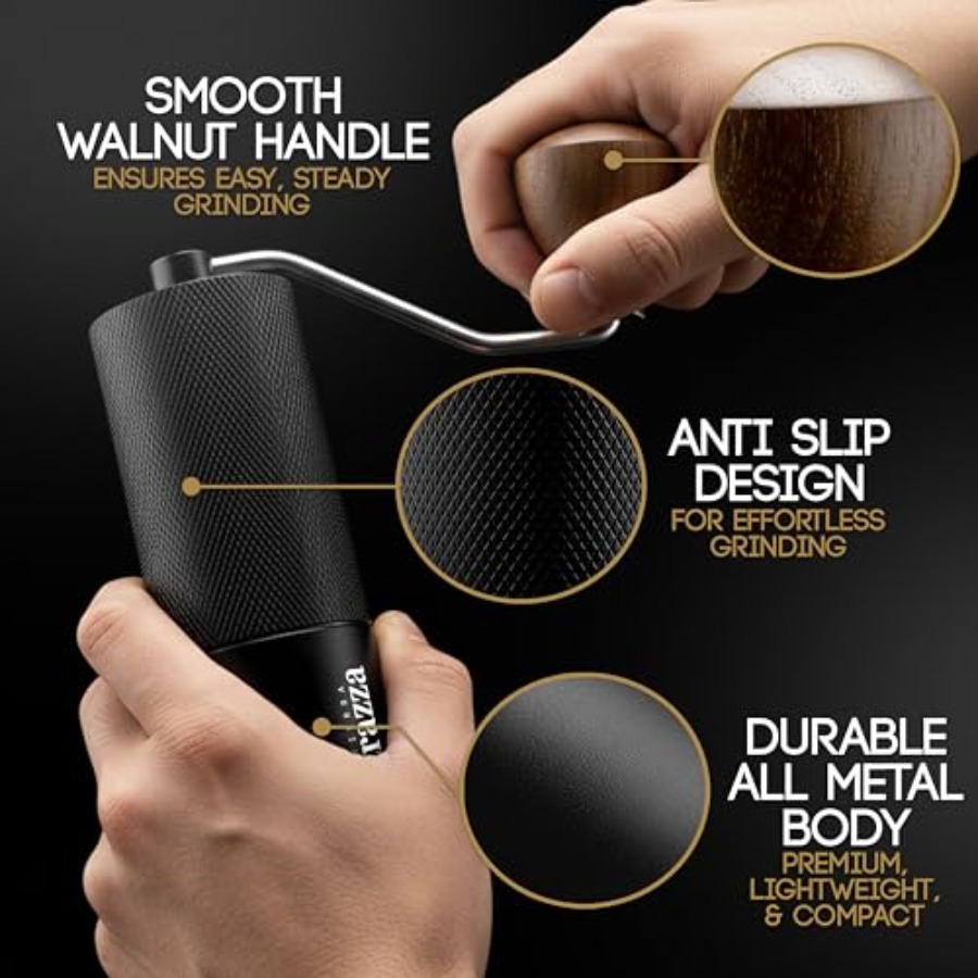 Manual Coffee Grinder, Conical - Coffee & Tea Difabis review and price