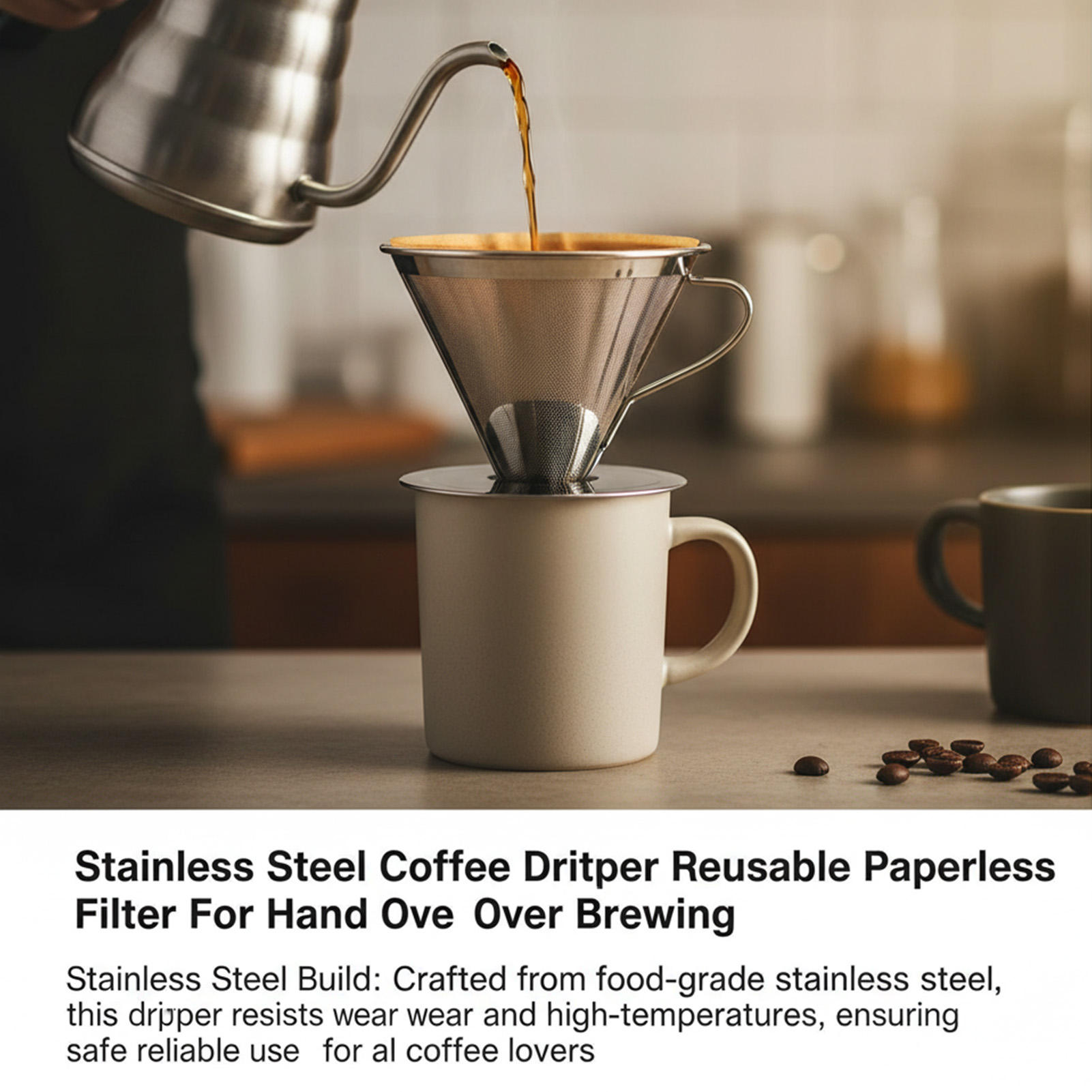 V60 Coffee Filter Stainless St - Coffee Dripper V60 review and price