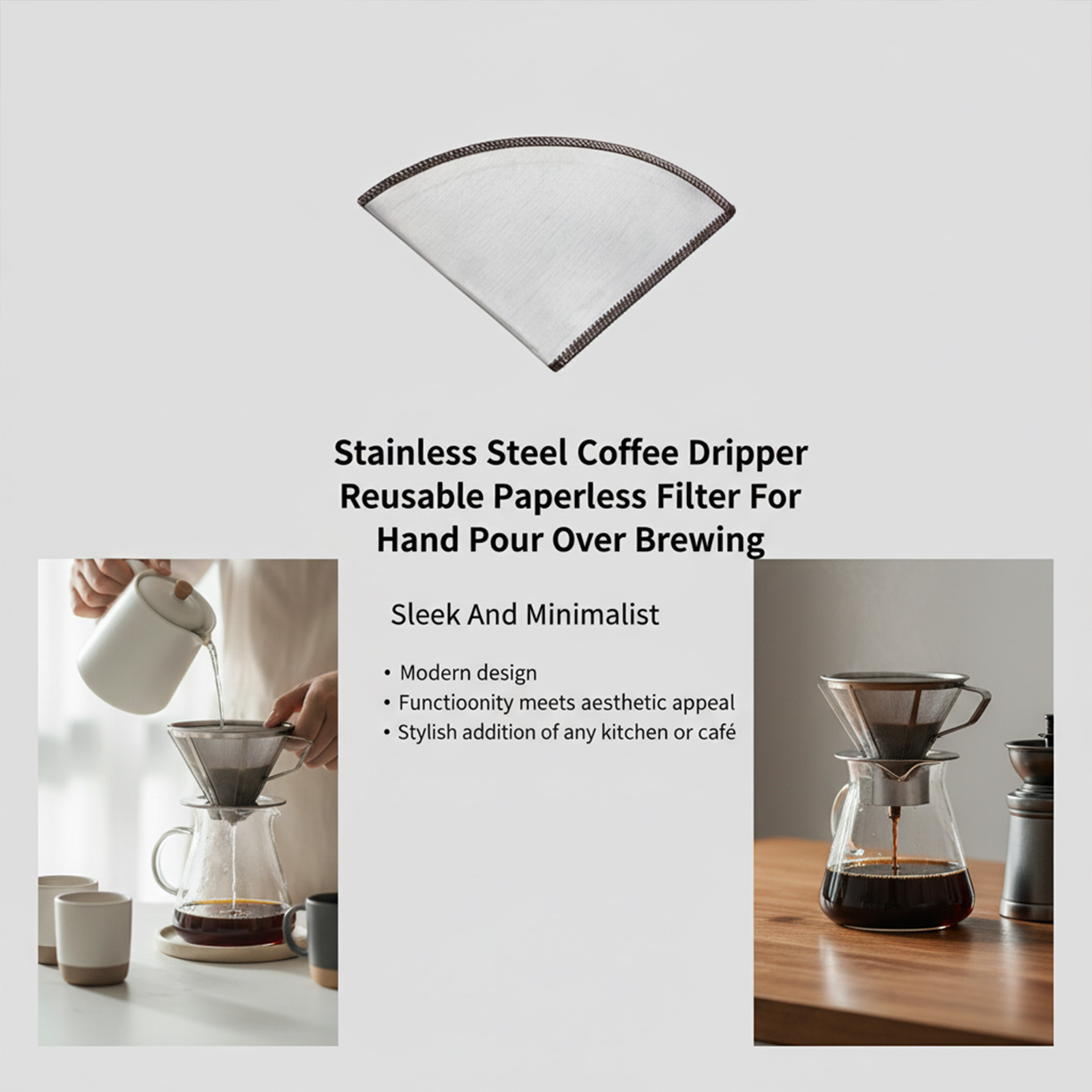 V60 Coffee Filter Stainless St - Coffee Dripper V60 review and price