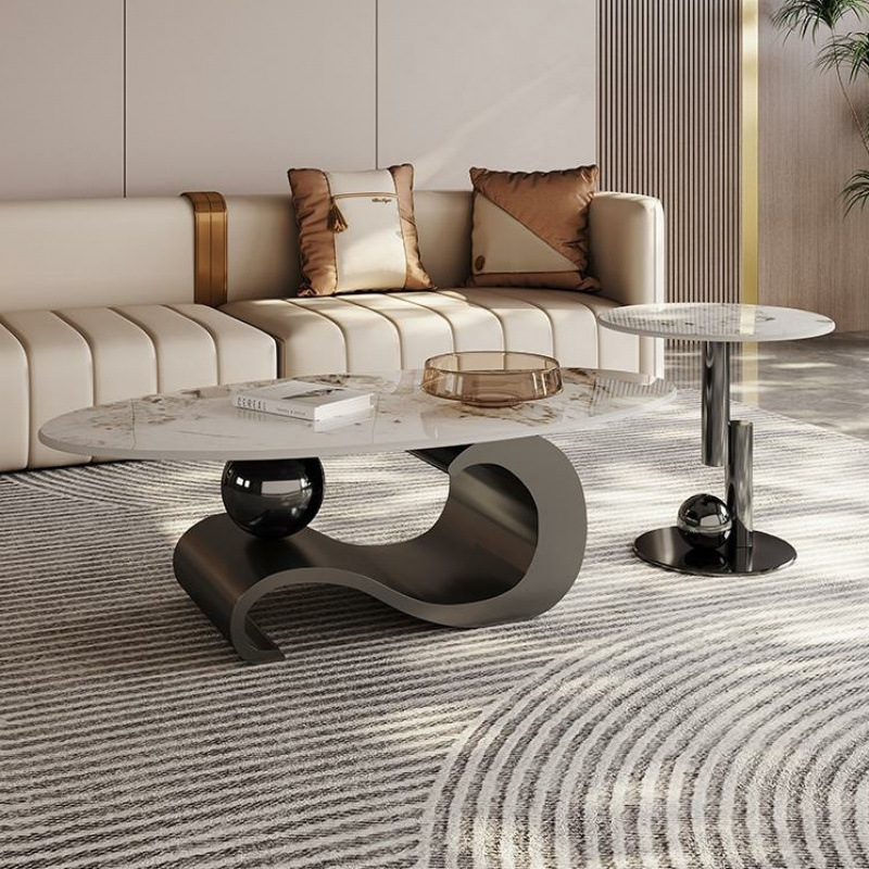New Rock Slab Oval Shaped Coff - Coffee Tea Room review and price