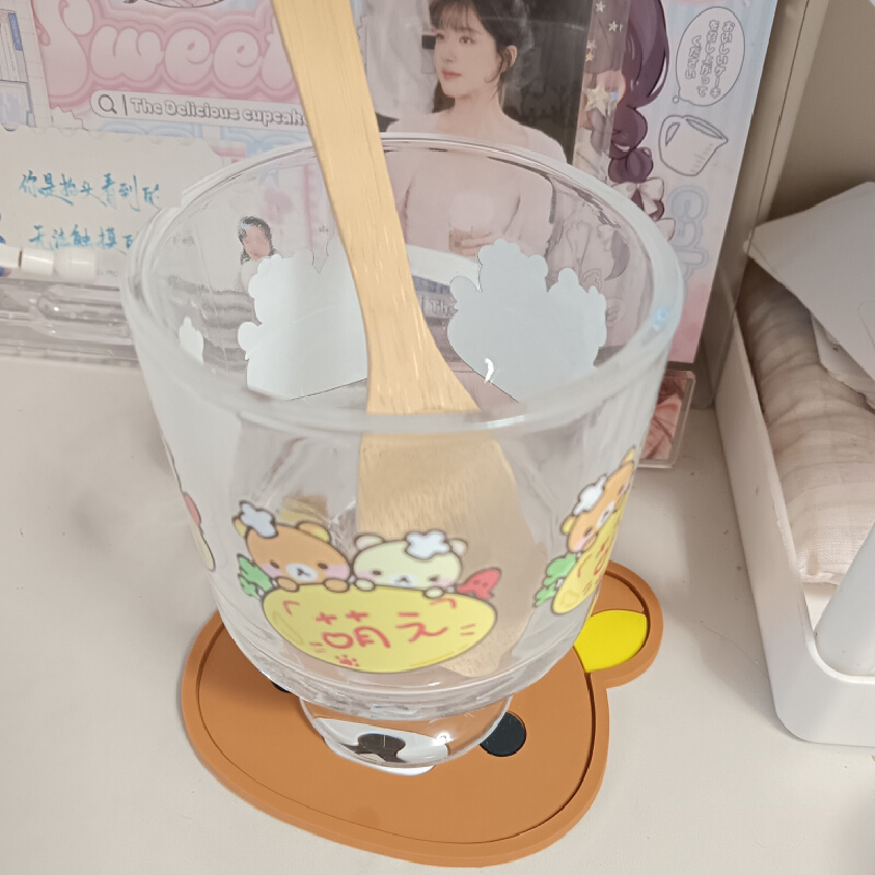 Rilakkuma Silicone Cup Coaster - Coffee Tea Room review and price
