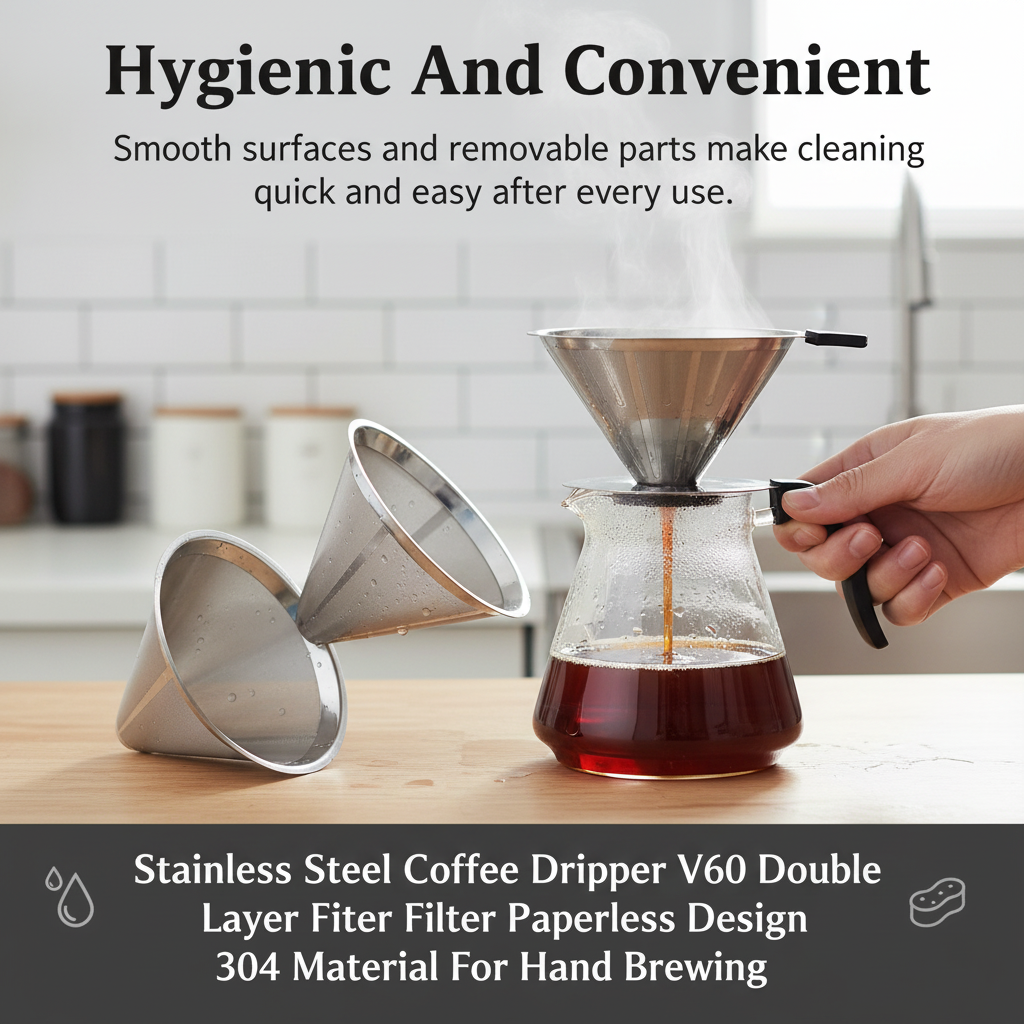 V60 Stainless Steel Coffee Fil - Coffee Dripper V60 review and price