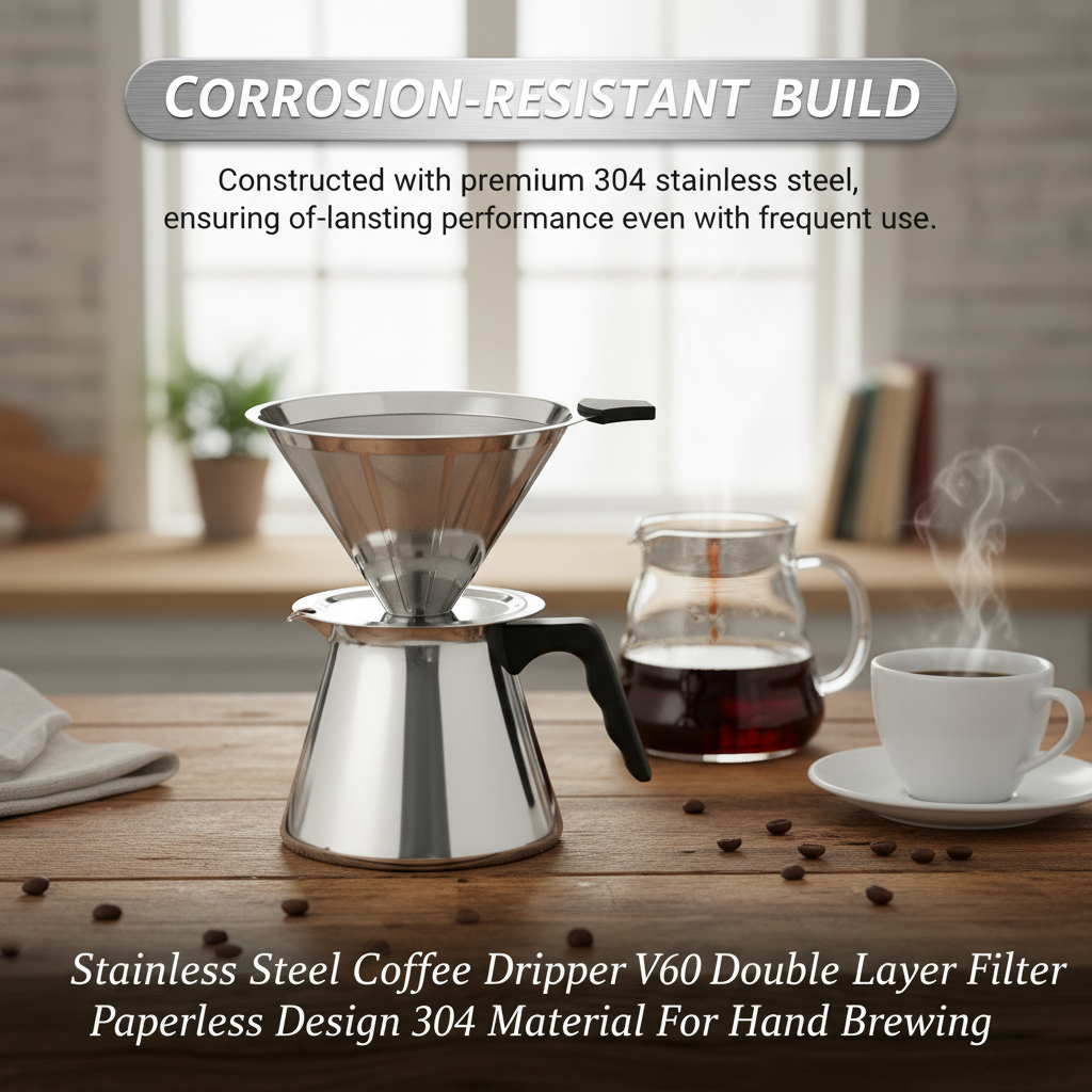 V60 Stainless Steel Coffee Fil - Coffee Dripper V60 review and price