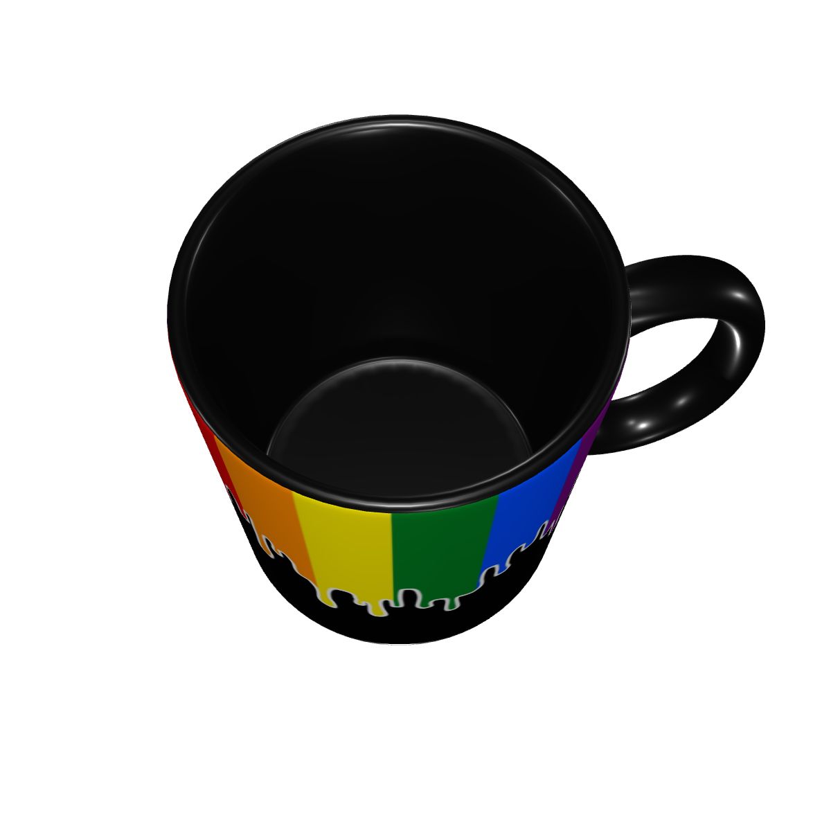 Custom Gay Pride Flag Drip Des - Coffee Tea Bottle review and price