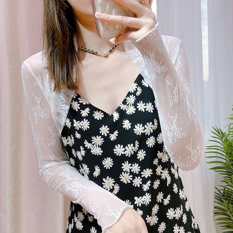 Summer Thin Long Sve Lace Open - Coffee Tea Or Me review and price