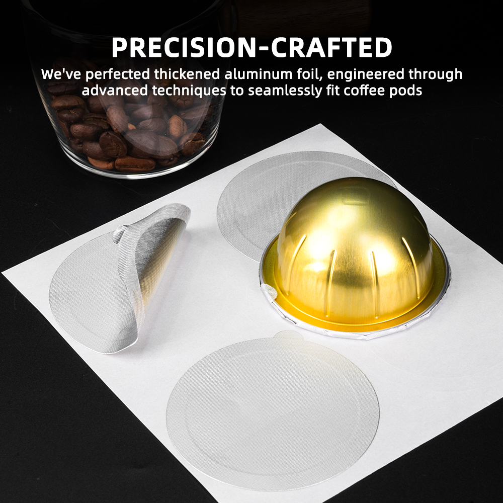100PCS Self-adhesive Aluminum  - Coffee Tea Difference review and price