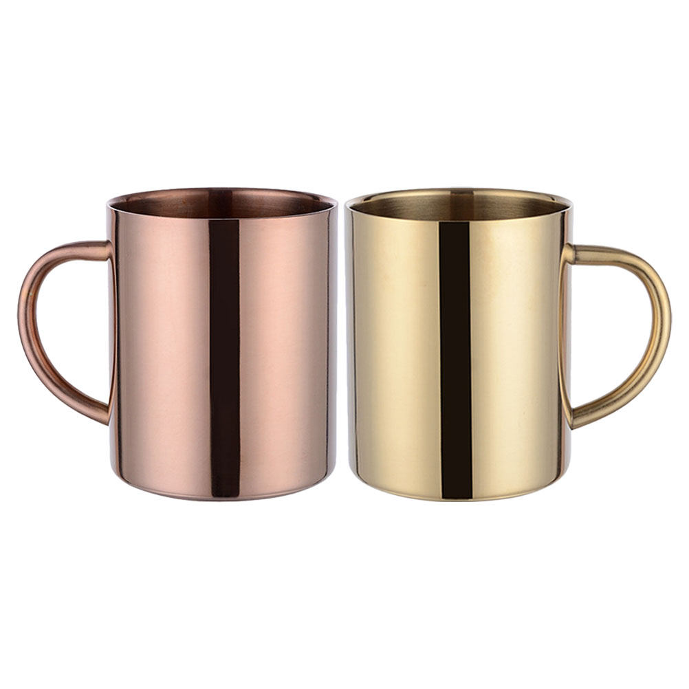 2Pcs Stainless Steel Mug Set D - Water Tea And Coffee review and price
