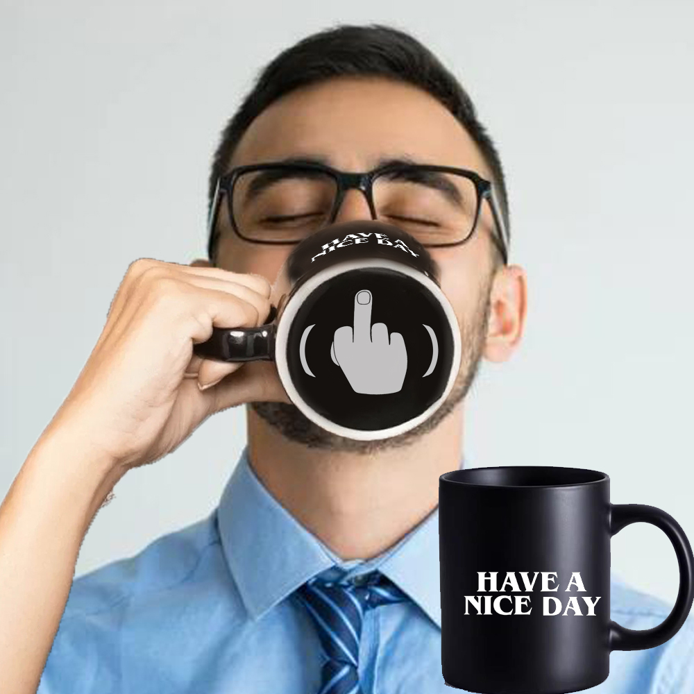 have a nice day 11oz black cer - Coffee Tea And Company review and price