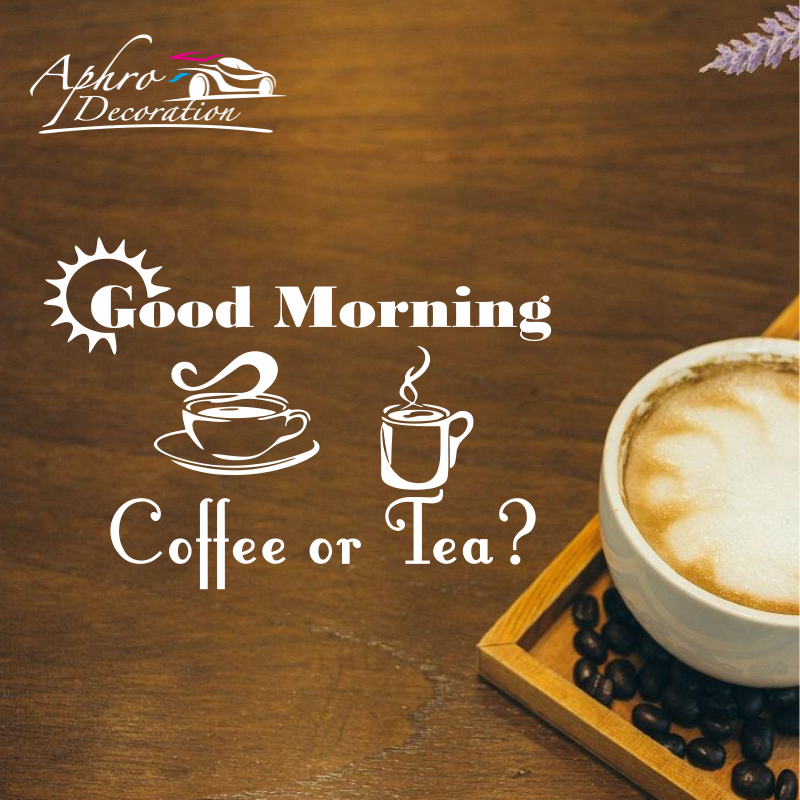 Vinyl Removable DIY Sticker Fo - Coffee Tea Good Morning review and price