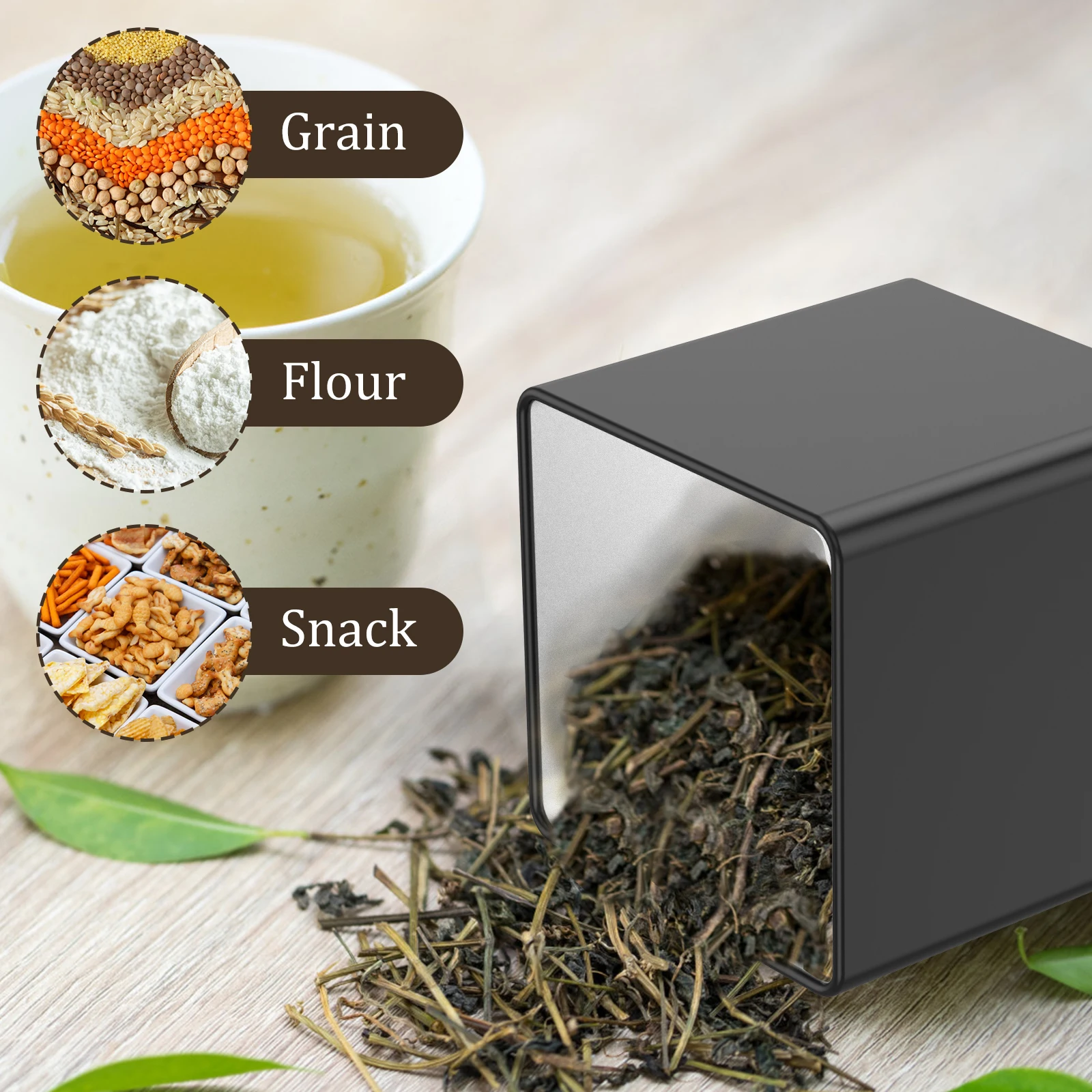 3Pcs Set 500ml Tea Sugar Coffe - Coffee Tea And Sugar Canister Set review and price