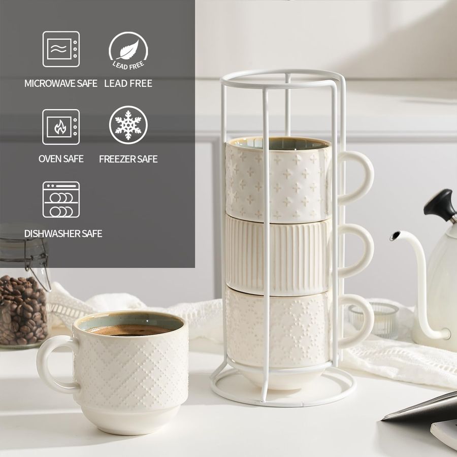 HOME Large Ceramic Coffee Mug  - Coffee Tea Difference review and price