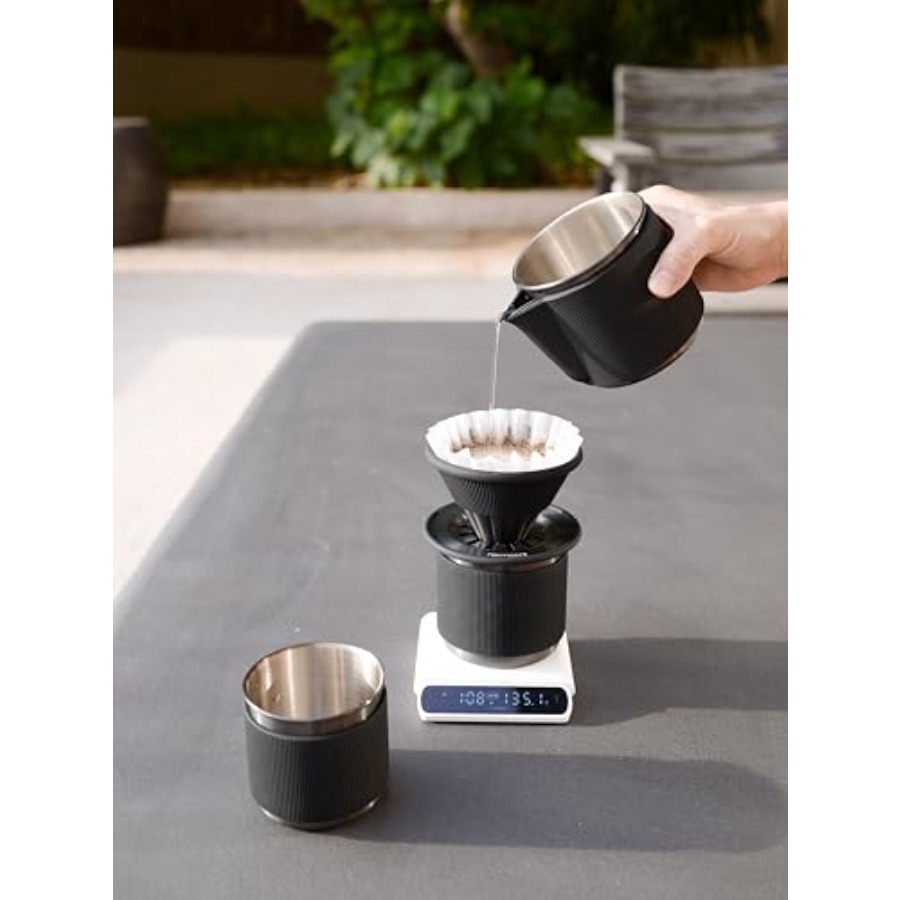 Travel Pour Over Set Portable  - Coffee Dripper V60 review and price