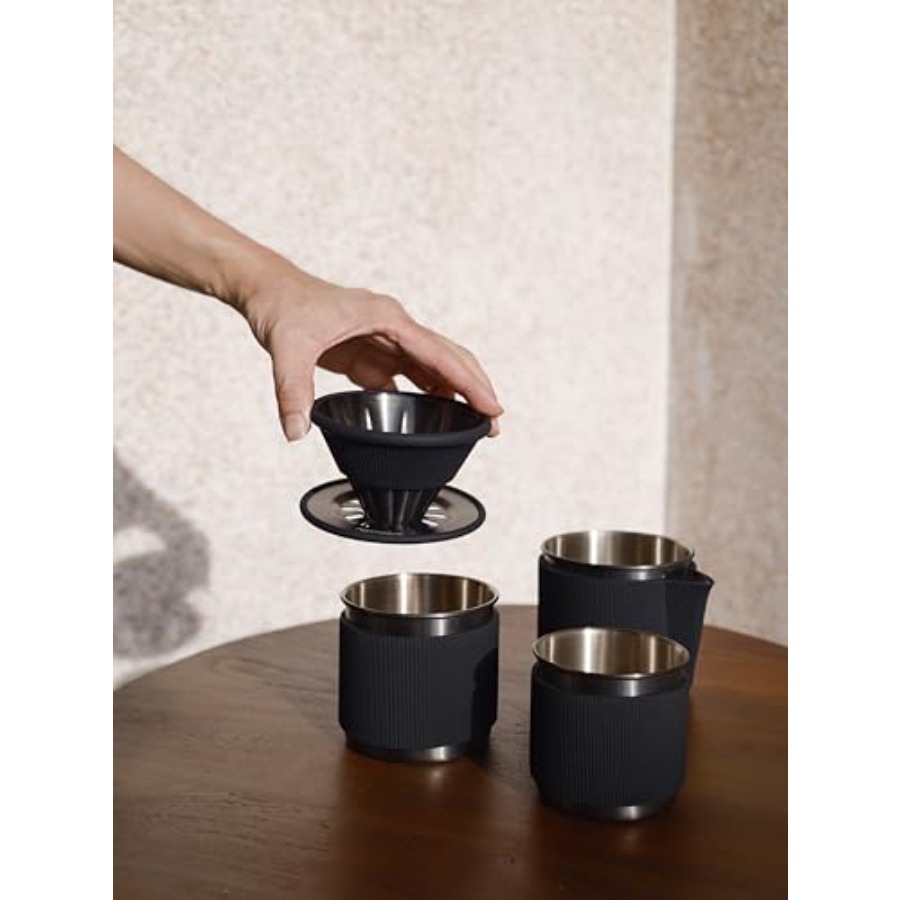 Travel Pour Over Set Portable  - Coffee Dripper V60 review and price