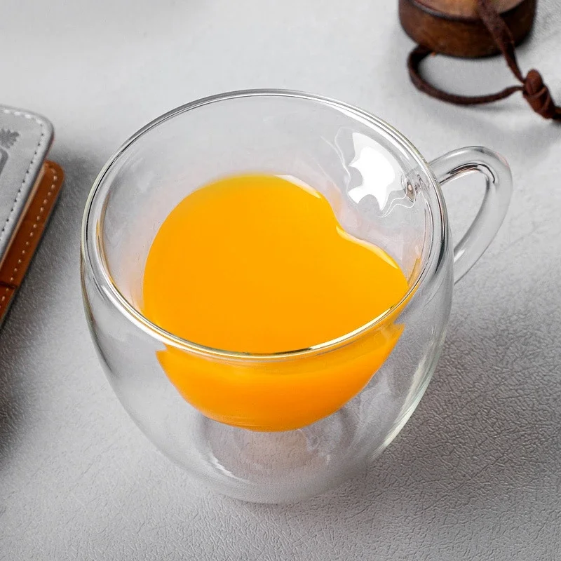 1pcs Heart-Shaped Glass Coffee - Coffee Tea Vodka review and price