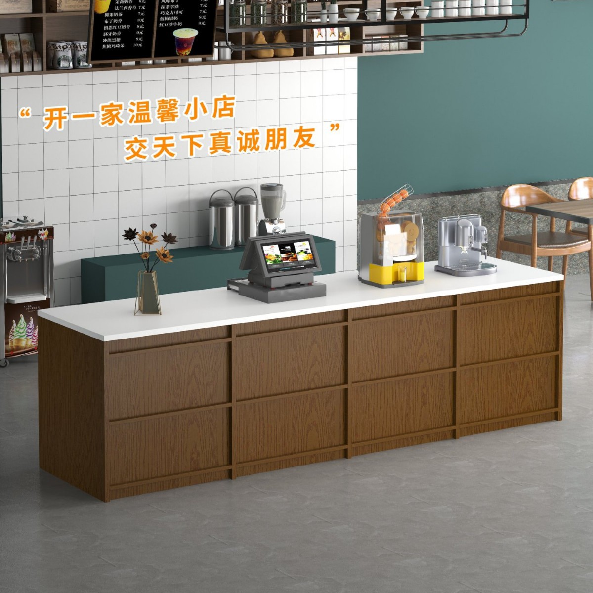 Milk tea shop coffee shop clot - Coffee Tea And Company review and price