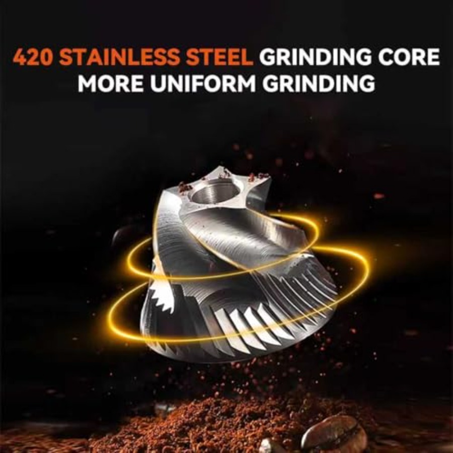 Portable Electric Coffee Grind - Coffee & Tea Difabis review and price
