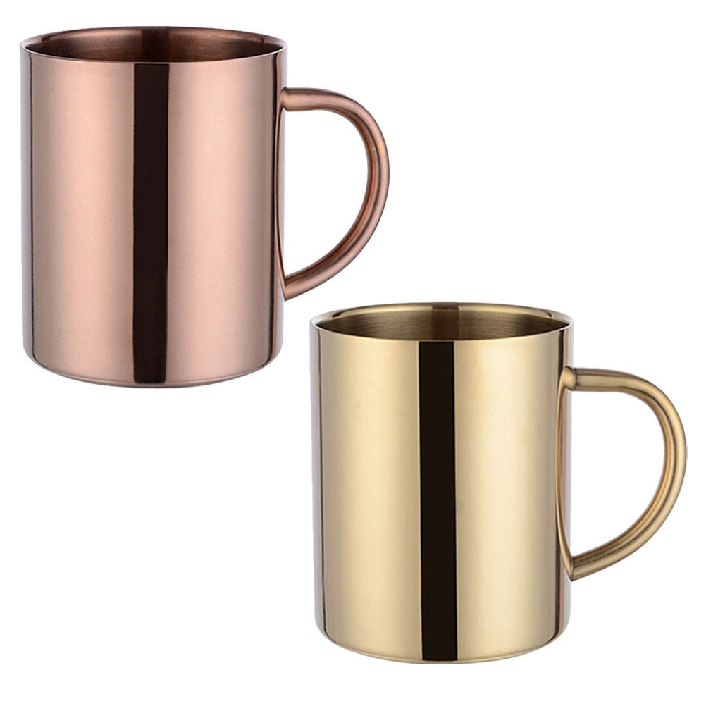 2Pcs Stainless Steel Mug Set E - Water Tea And Coffee review and price