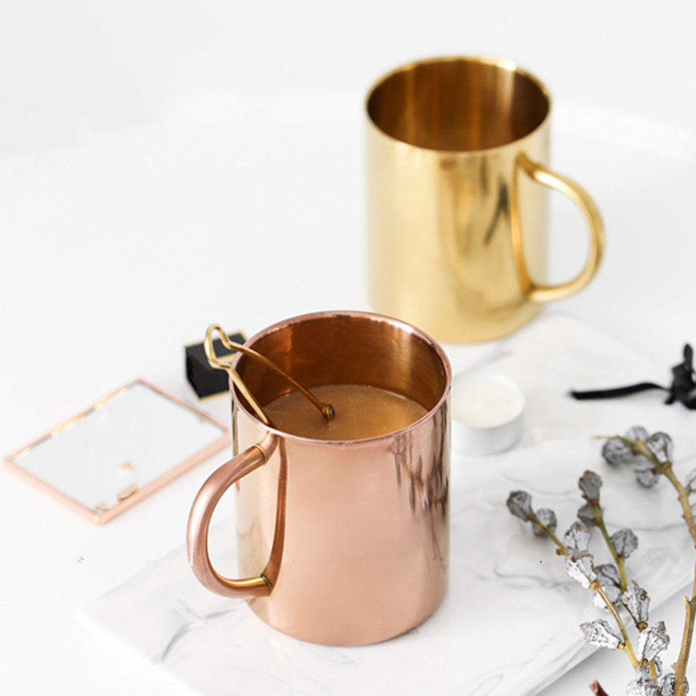 2Pcs Stainless Steel Mug Set E - Water Tea And Coffee review and price
