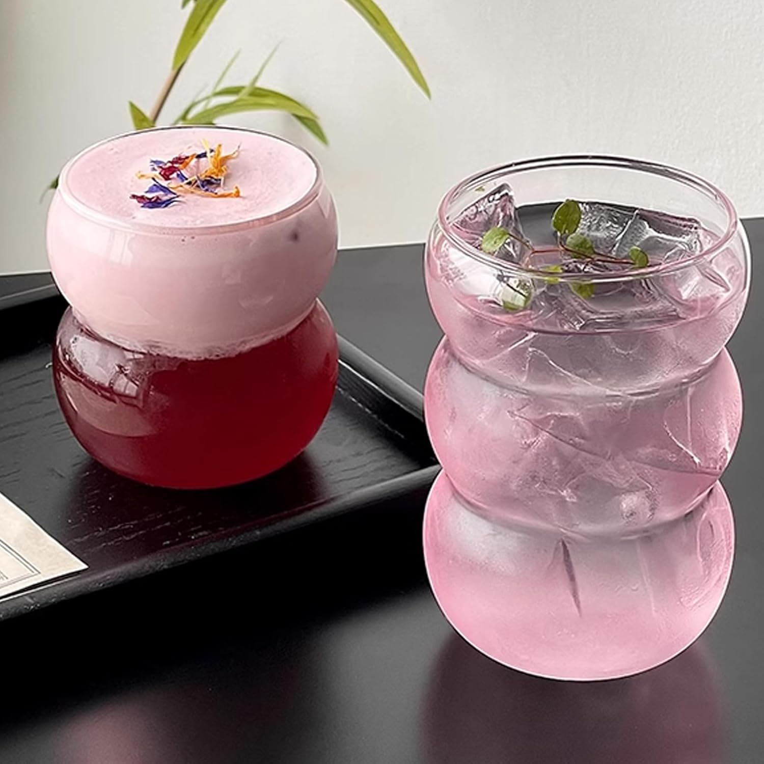 Ribbed Glass Water Tumbler, Wa - Water Tea And Coffee review and price