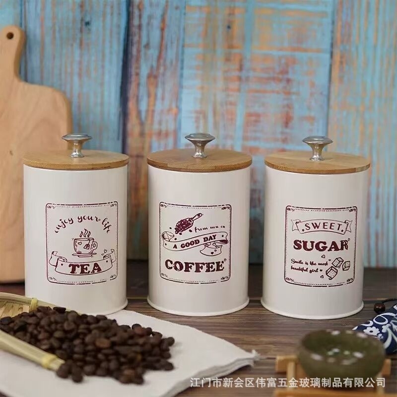 Bamboo Lid Airtight Coffee Sug - Coffee Tea And Sugar Canister Set review and price