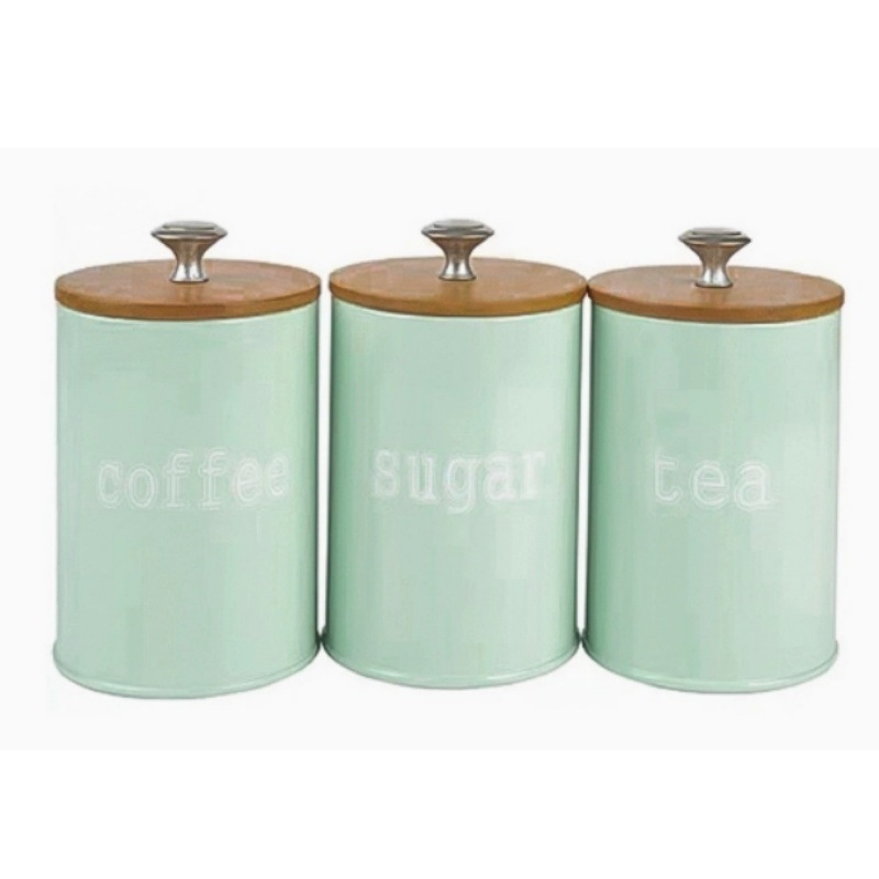 Bamboo Lid Airtight Coffee Sug - Coffee Tea And Sugar Canister Set review and price