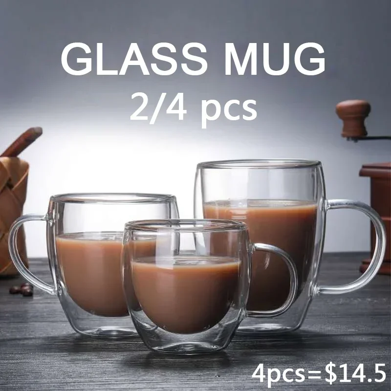 Double Bottom Wall Glass Coffe - Coffee Tea Vodka review and price