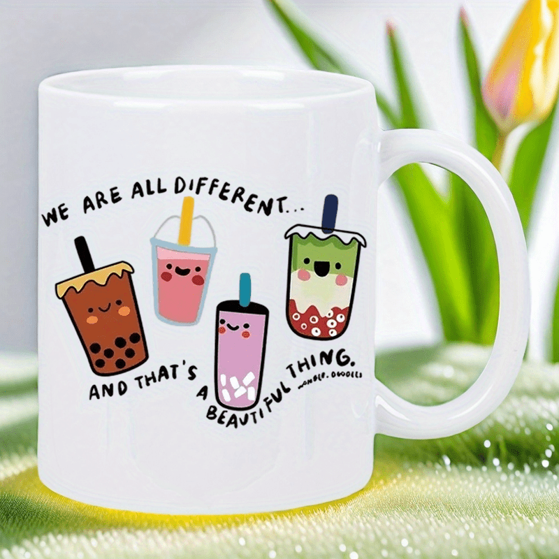 Cute Kawaii Boba Tea Ceramic M - Coffee Tea Difference review and price