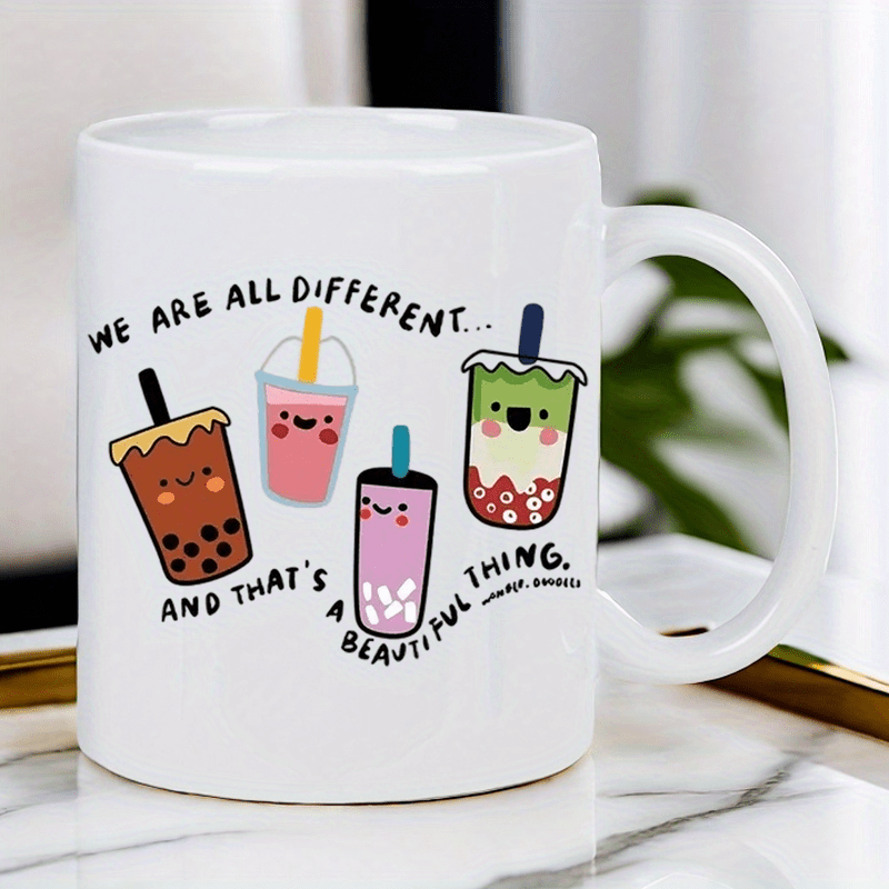 Cute Kawaii Boba Tea Ceramic M - Coffee Tea Difference review and price