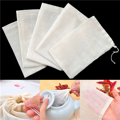 1pc/10Pcs Cotton Tea Bags Musl - Coffee Tea For Garden review and price