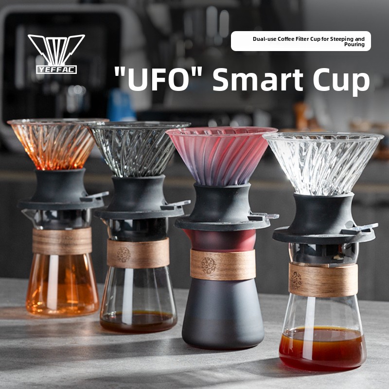 Smart Hand-Poured Coffee Glass - Coffee Dripper V60 review and price