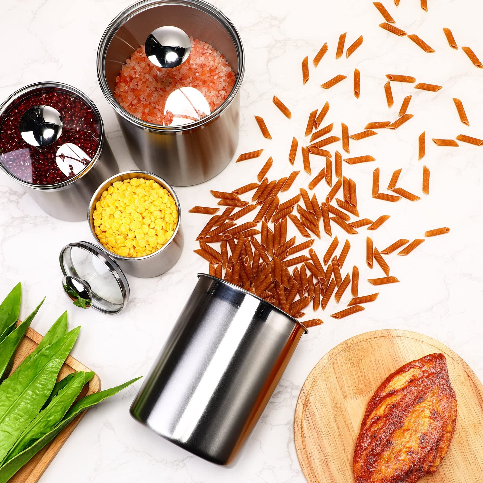 Food Storage Containers Tea Co - Coffee Tea And Sugar Canister Set review and price