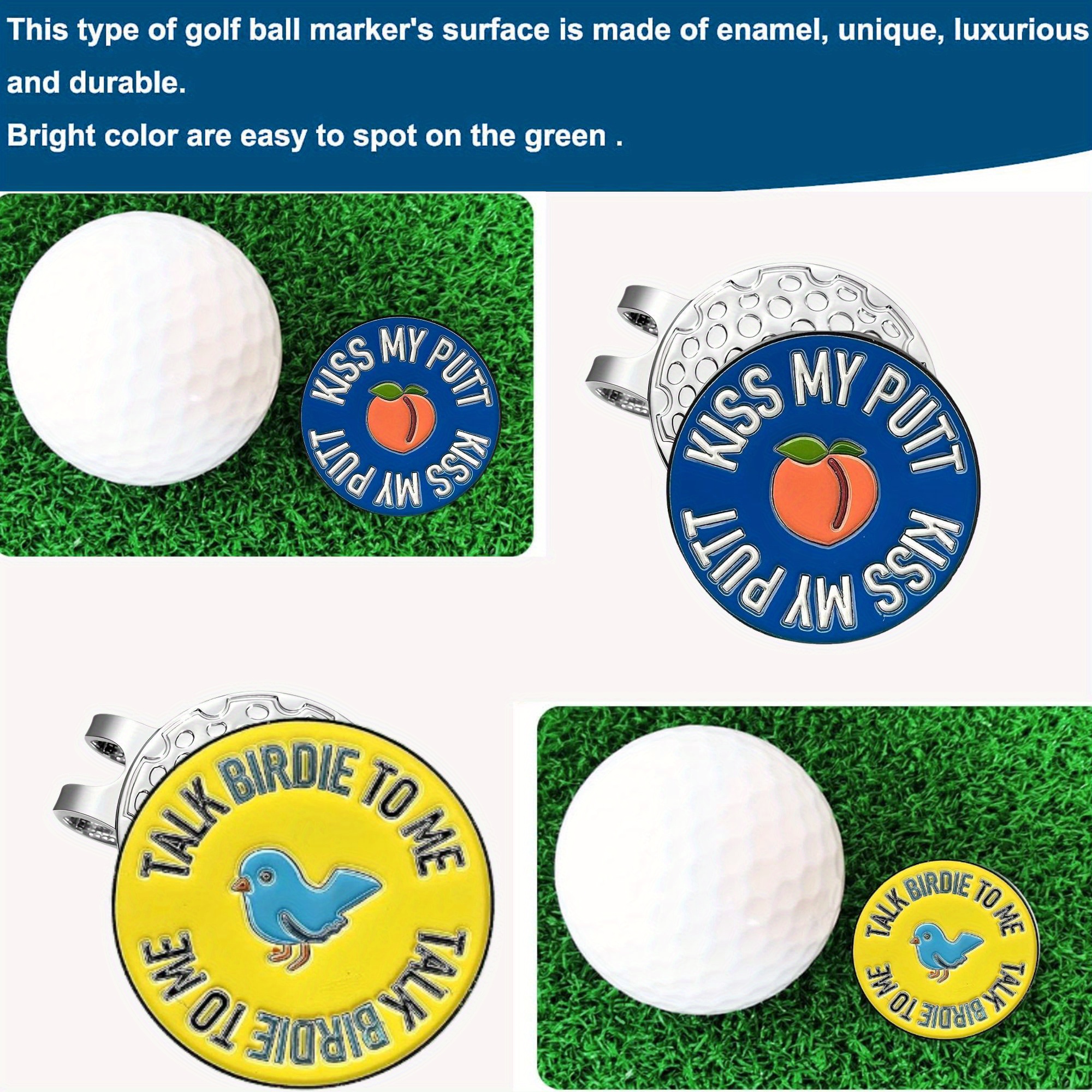 2 counts golf markers Talk Bir - Coffee Tea Or Me review and price