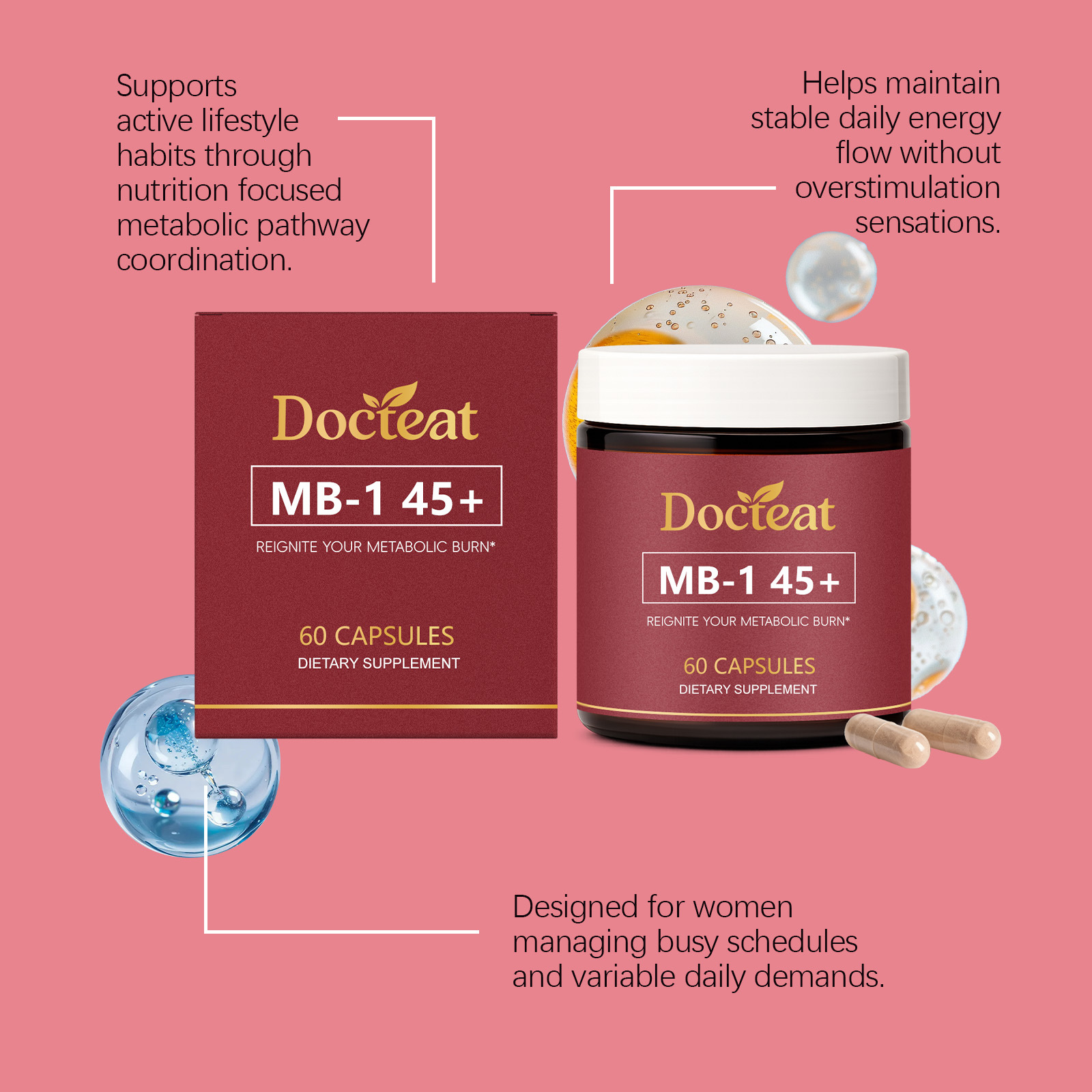 DOCTEAT Women's Slimming Capsu - Coffee Tea For Weight Loss review and price
