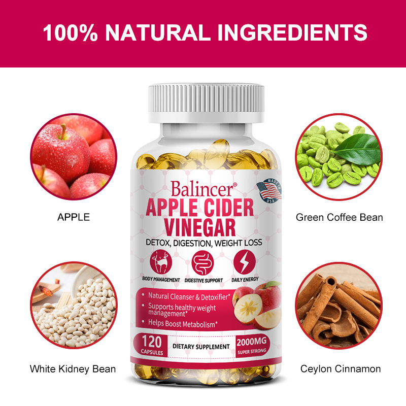 Apple Cider Vinegar 1400MG Cap - Coffee Tea For Weight Loss review and price