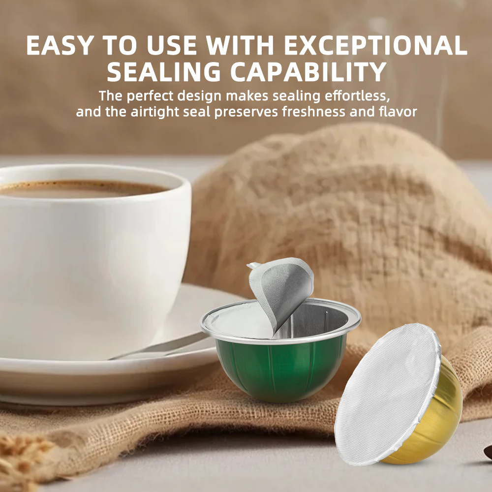Aluminum Foil Seal Lids to Reu - Coffee Tea Difference review and price
