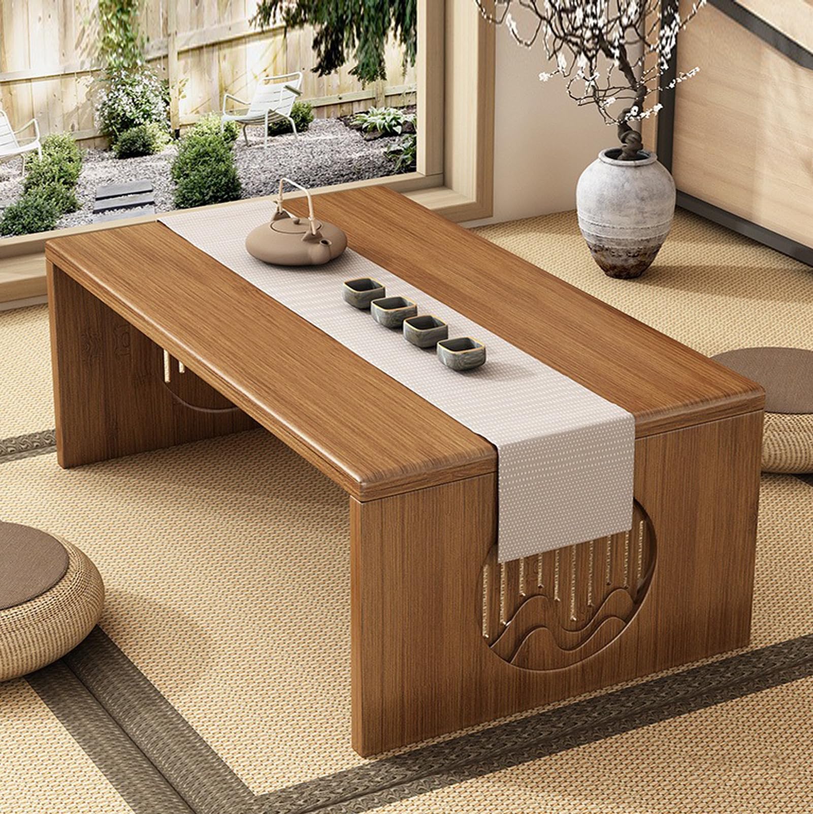 Japanese Style Bamboo Floor Ta - Coffee Tea Room review and price